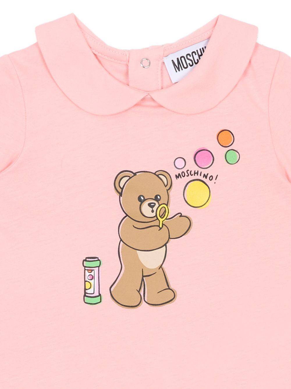 Tutina con colletto MUT04MLAA03 50209 MOSCHINO KIDS 