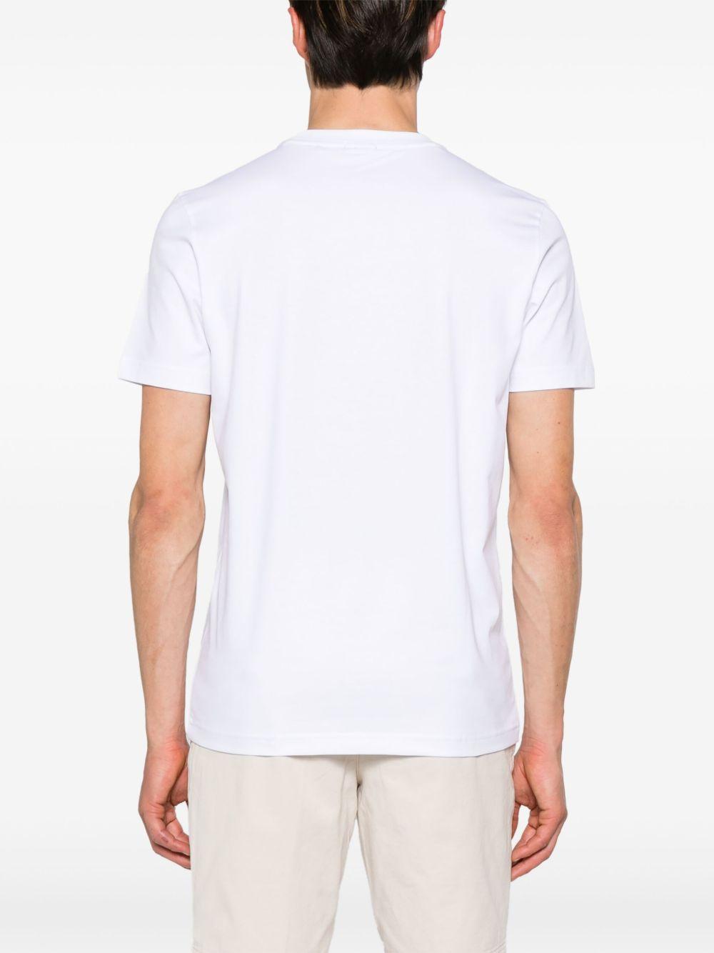 T-shirt in cotone girocollo 50506373 100 BOSS 