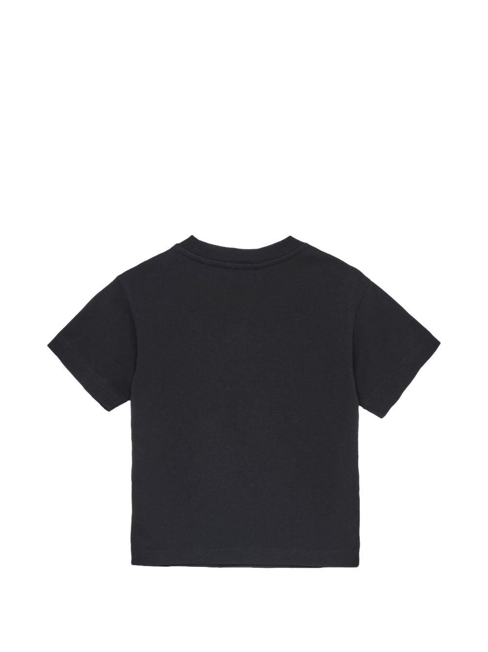 T-shirt in cotone con logo PBAA003S26JER002 110 PALM ANGELS KIDS 