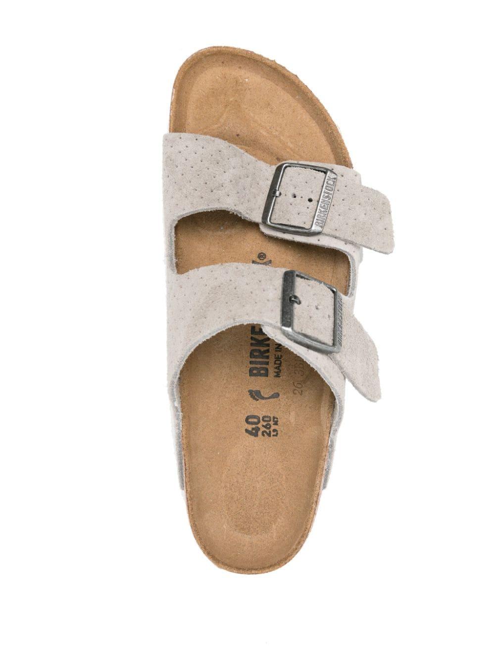 Sandalo Arizona grigio pelle scamosciata 1027019 STONECOIN BIRKENSTOCK 
