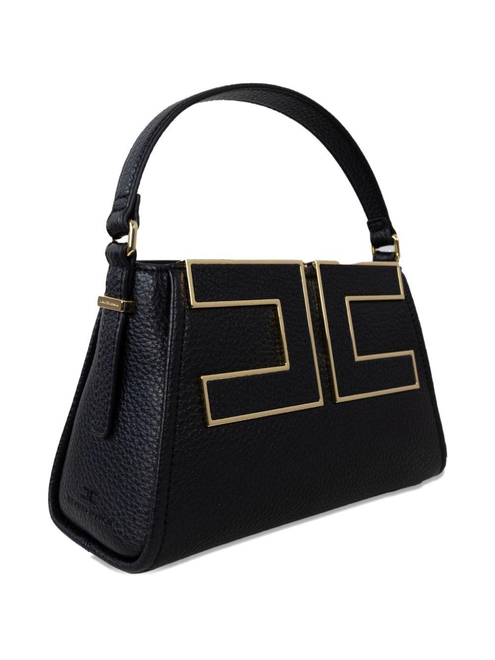 Borsa Tote Nera a Trapezio con Logo BS36A56E2 110 ELISABETTA FRANCHI 