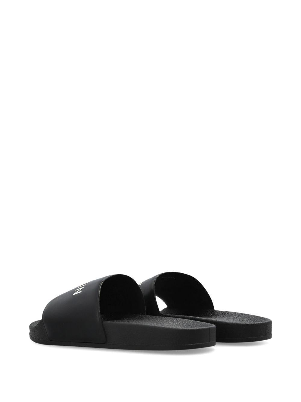 Sandali con fascia logata BX0P76Z3341 930BC BALMAIN KIDS 