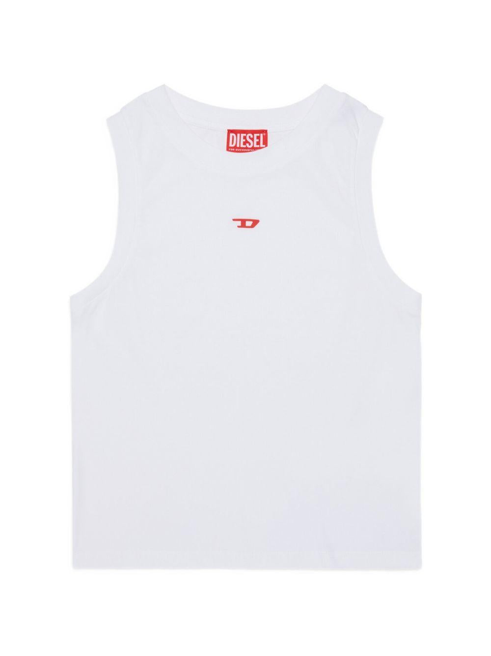 Canottiera con logo J0274100YI9 K100 DIESEL KIDS 
