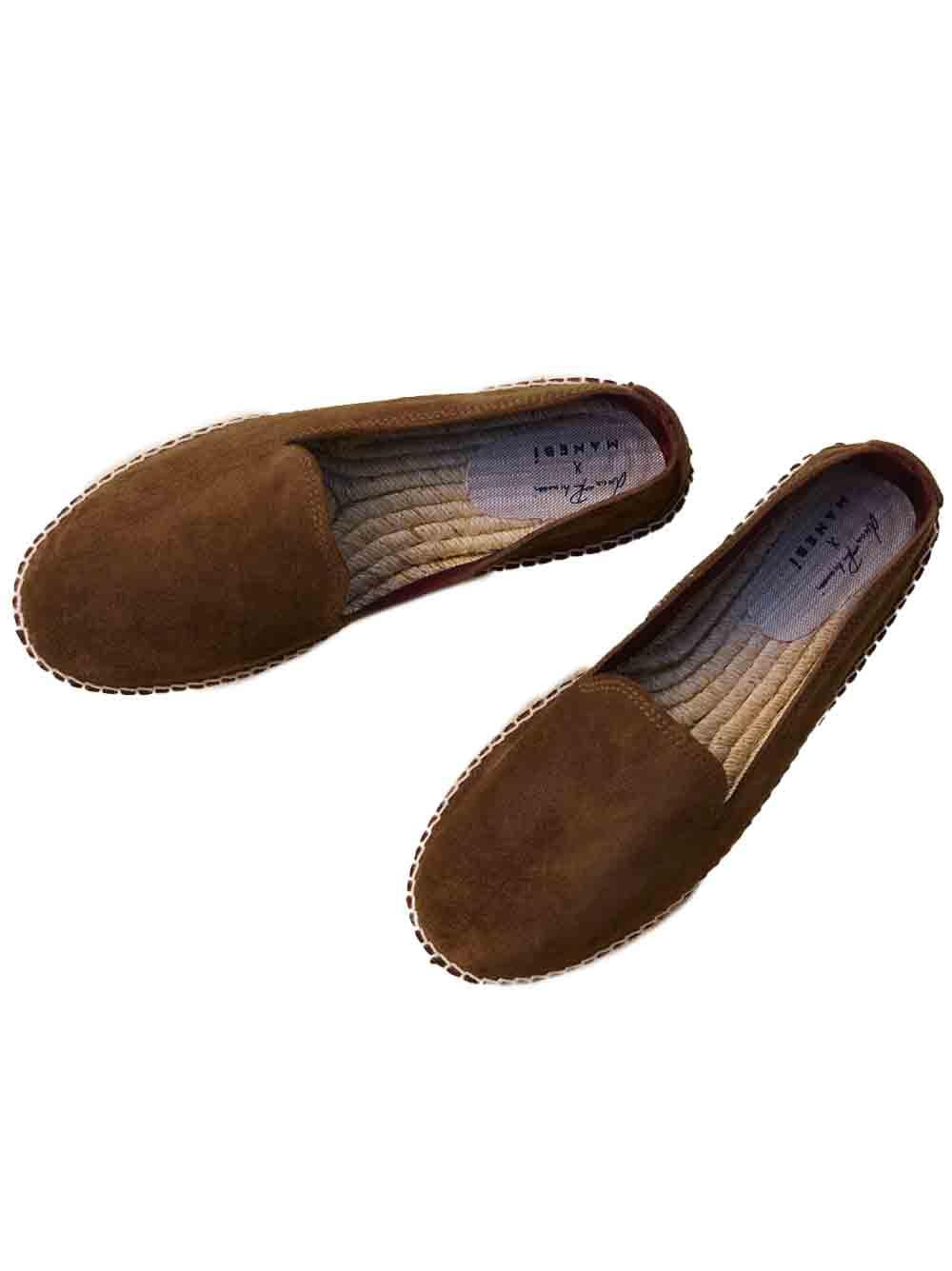 Espadrillas tangana  suede  tobacco Q72C0 TOBACCO MANEBI 