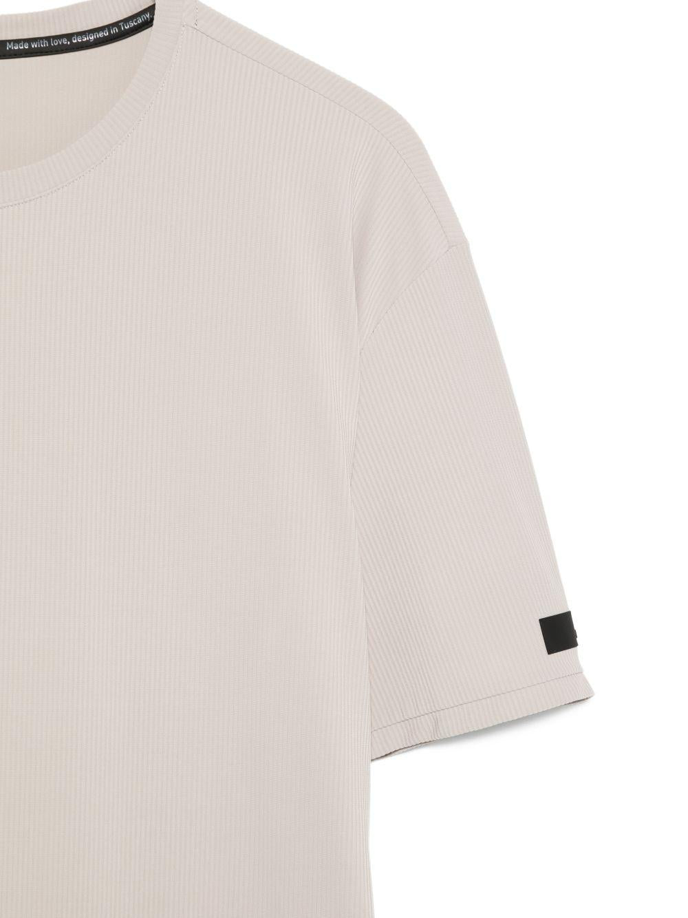 T-shirt in poliammide effetto coste girocollo 26220 85 RRD 