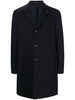 Cappotto monopetto sartoriale blu
