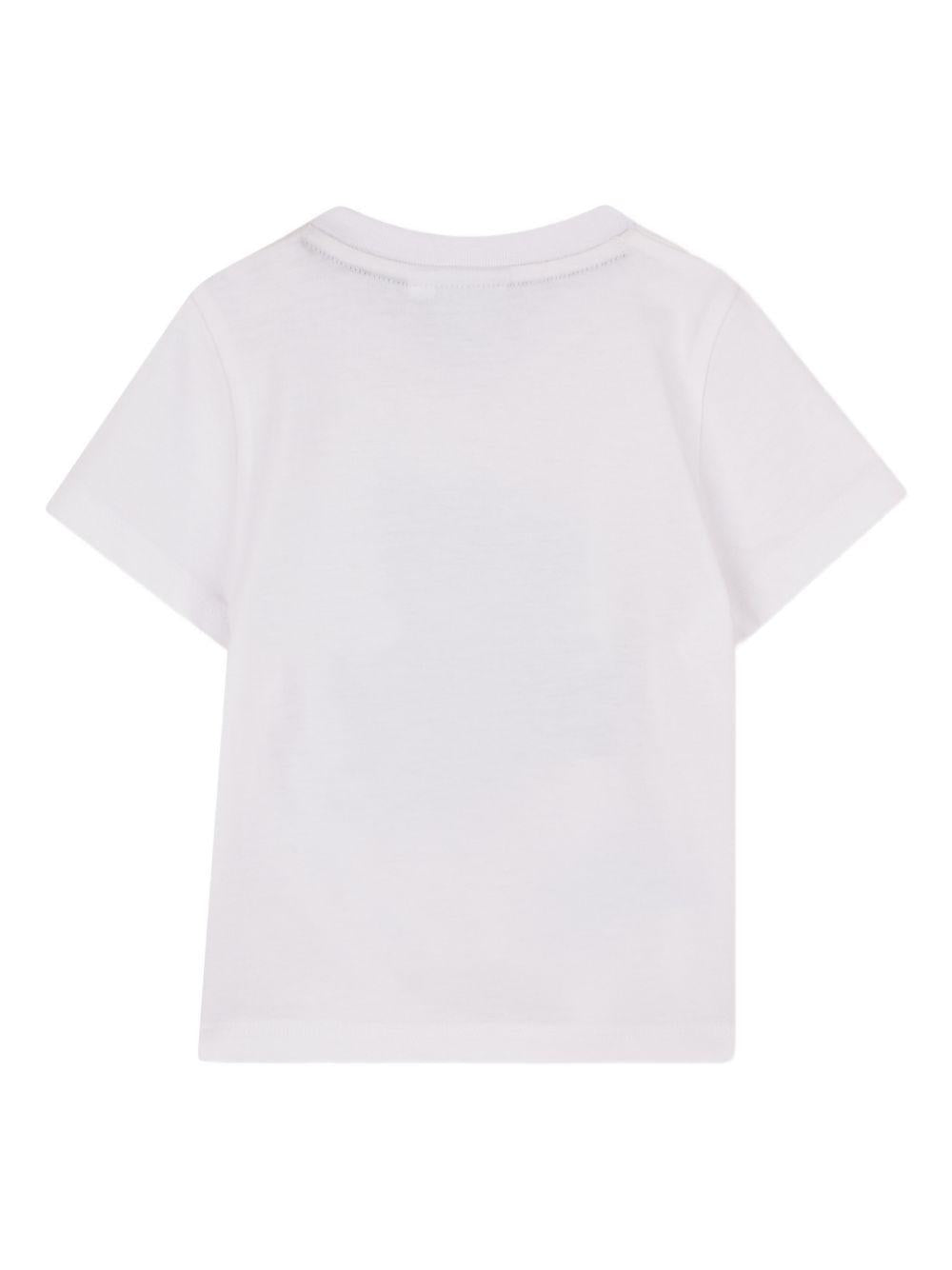 T-shirt con stampa logo geometrica J52879 10P BOSS KIDSWEAR 