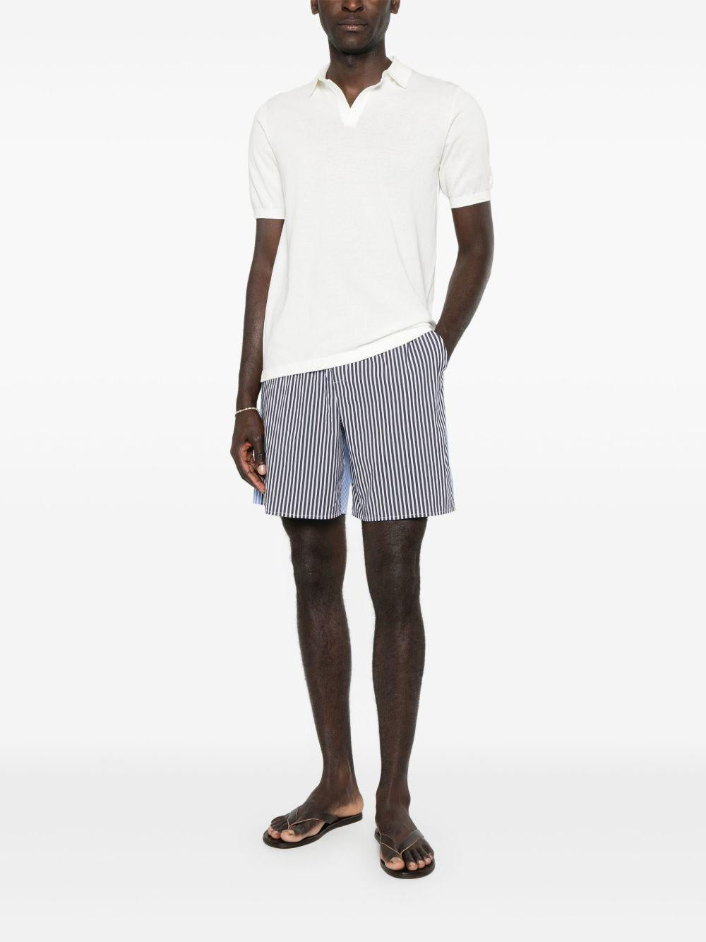 Polo Sloan in maglia bianca SLO0001 00136H MC2 SAINT BARTH 