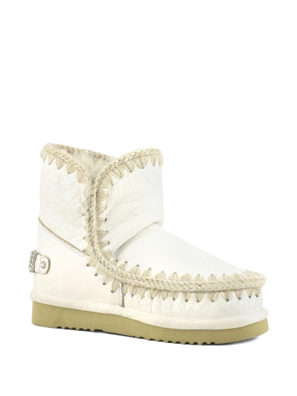 Stivaletti alla caviglia Eskimo 18 con logo MUFW101036C WXWHI MOU 