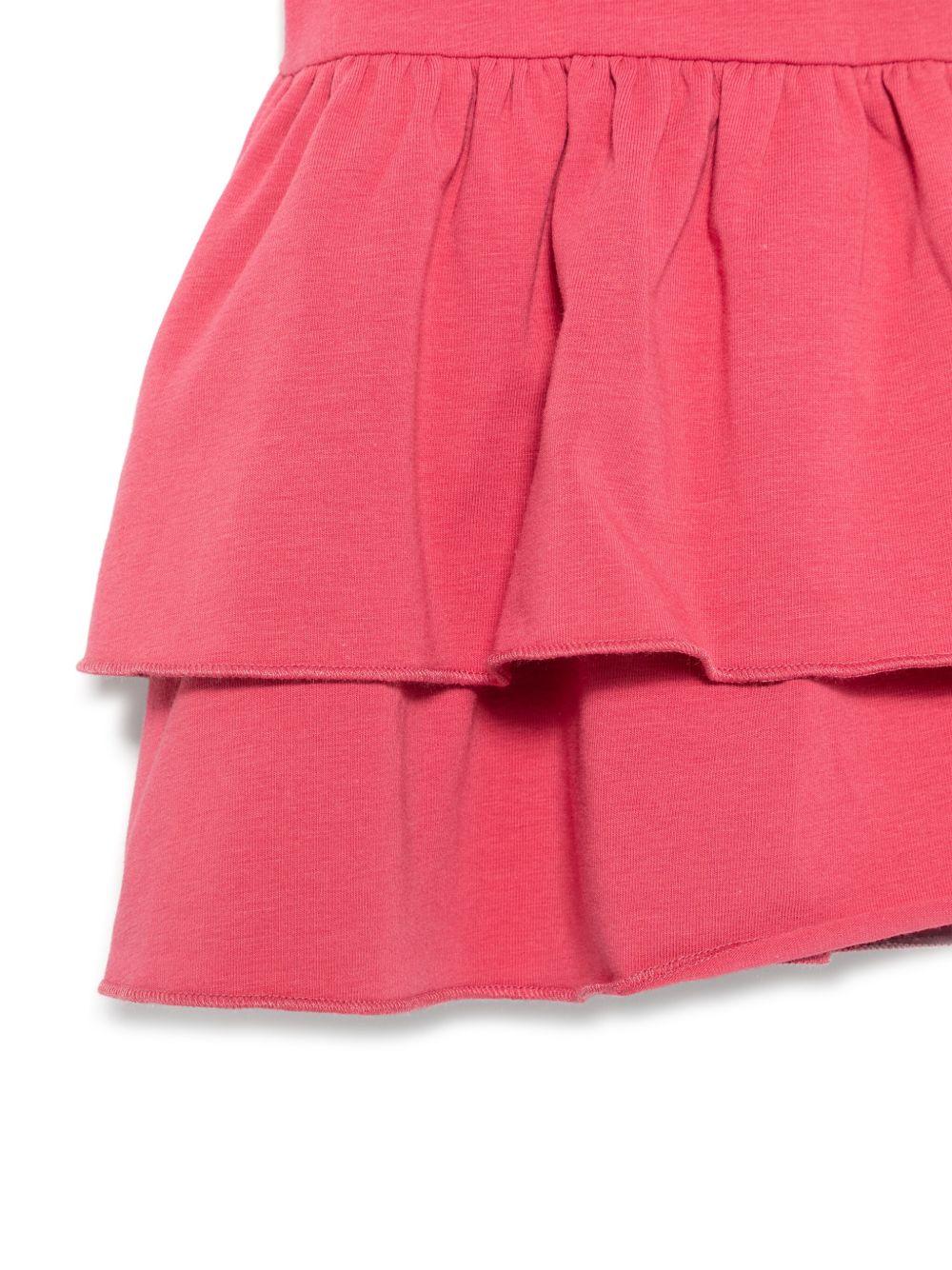 Abito fragola neonata con balze 9518I0000389AUM 557 MONCLER KIDS 