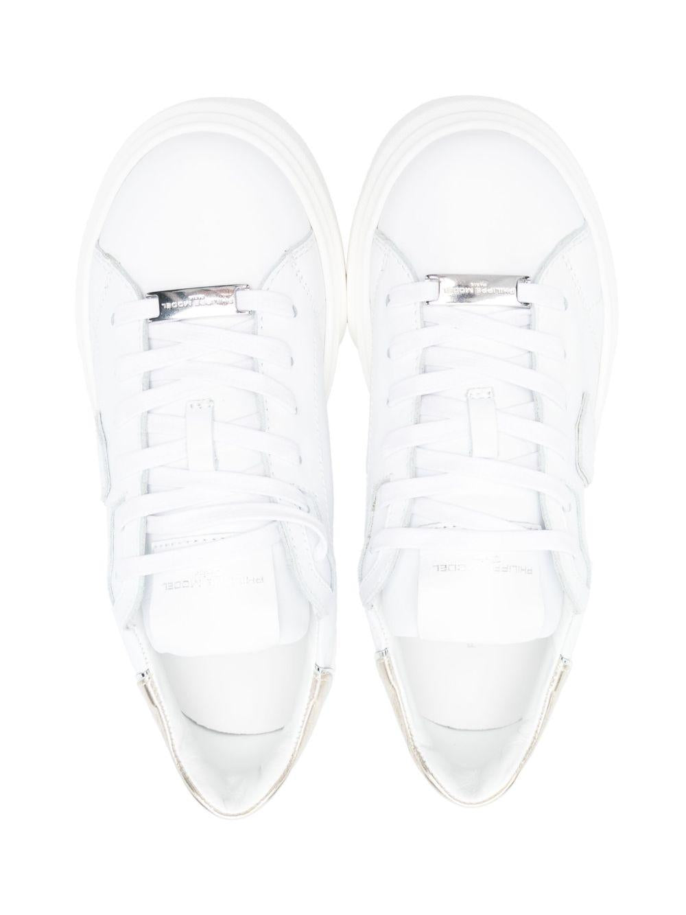 Sneakers Temple bianche/oro kids