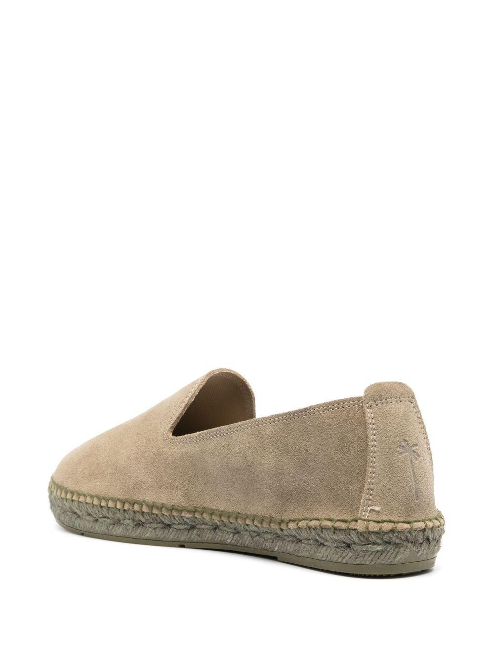 Espadrillas Hamptons scamosciati verde tono su tono R47C0 FORESTONTONE MANEBI 