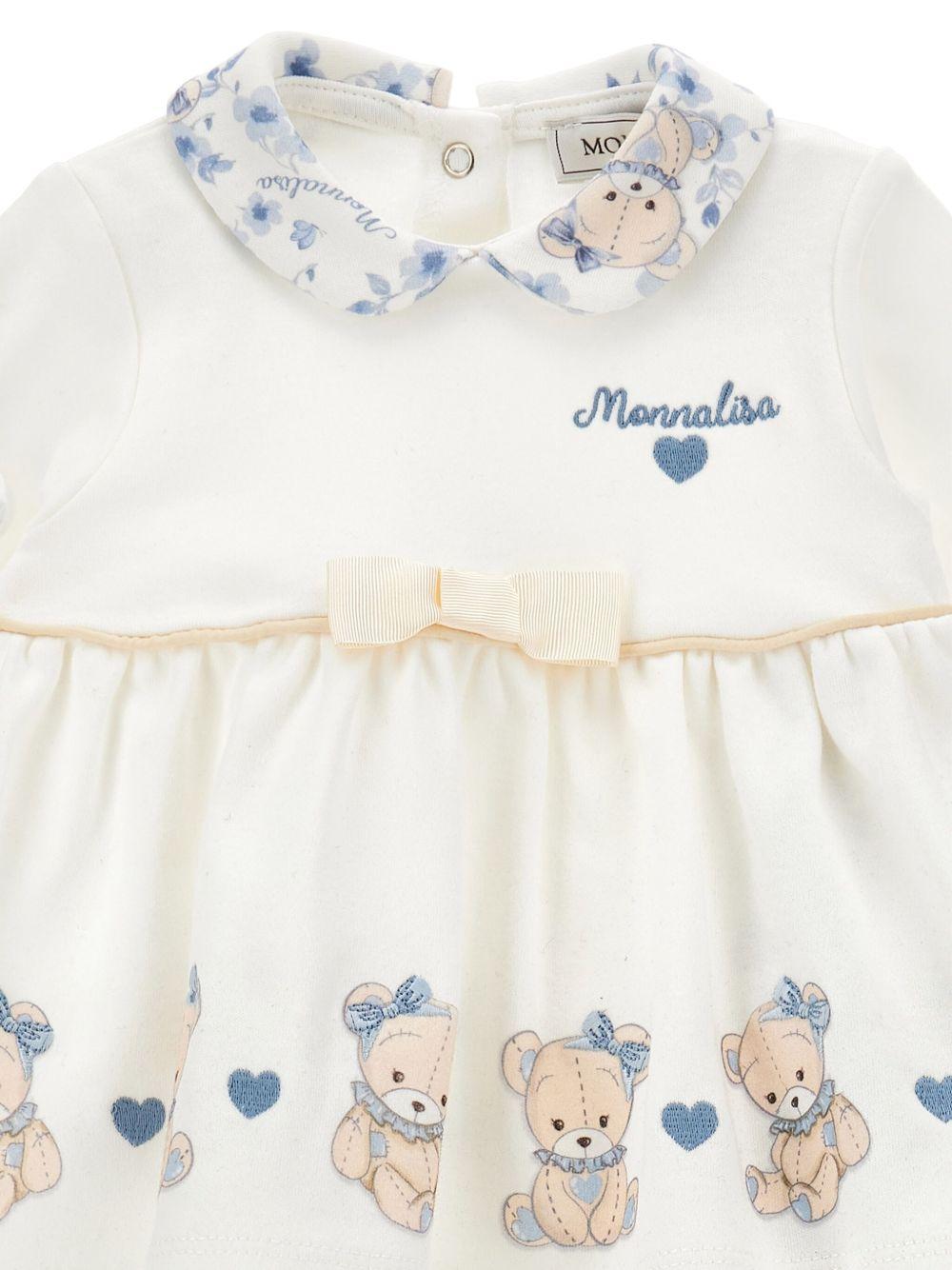 Set pantaloni fantasia in cotone biologico 35F5106000 0151 MONNALISA KIDS 