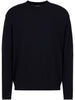 Maglione blu motivo chevron