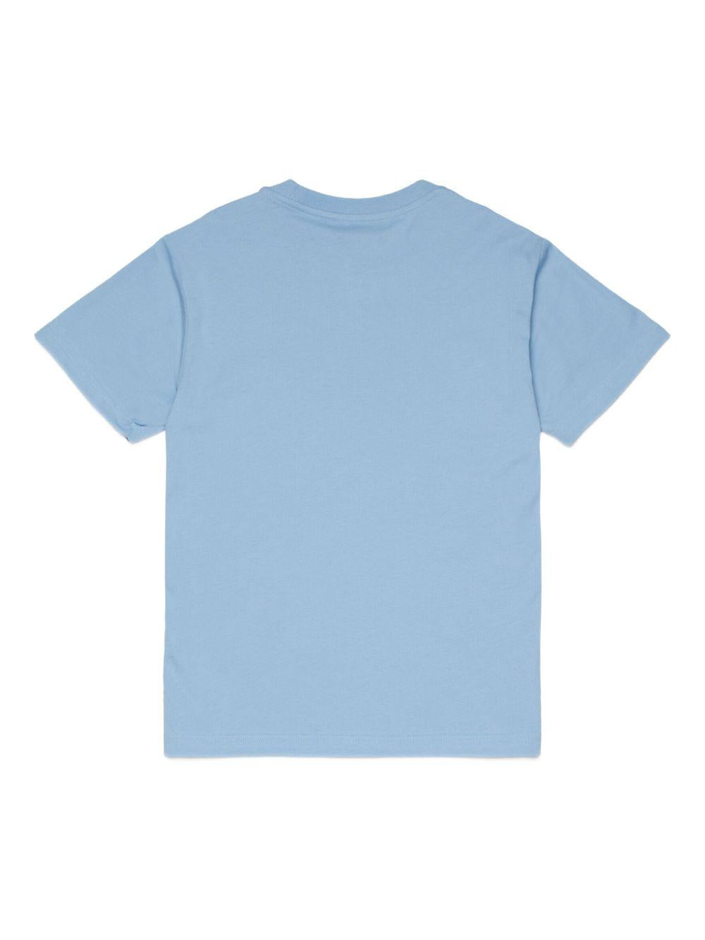 T-shirt con stampa adventure DQ3172D0AGP DQ814 DSQUARED KIDS 