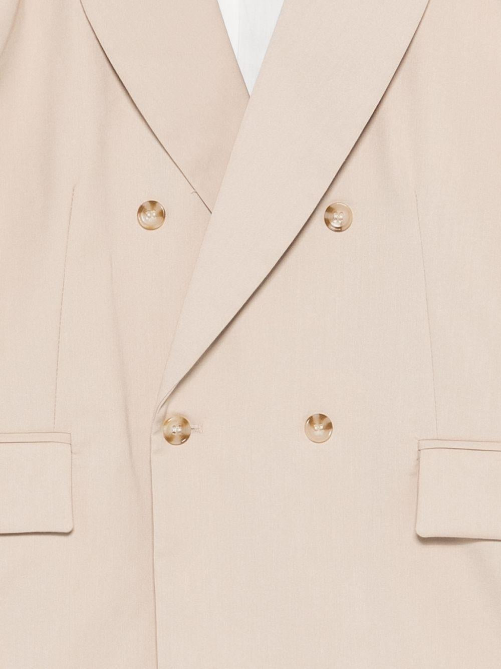 Blazer doppiopetto con revers a lancia CBP26119GC BEIGE ROBERTO CAVALLI  JUNIOR 