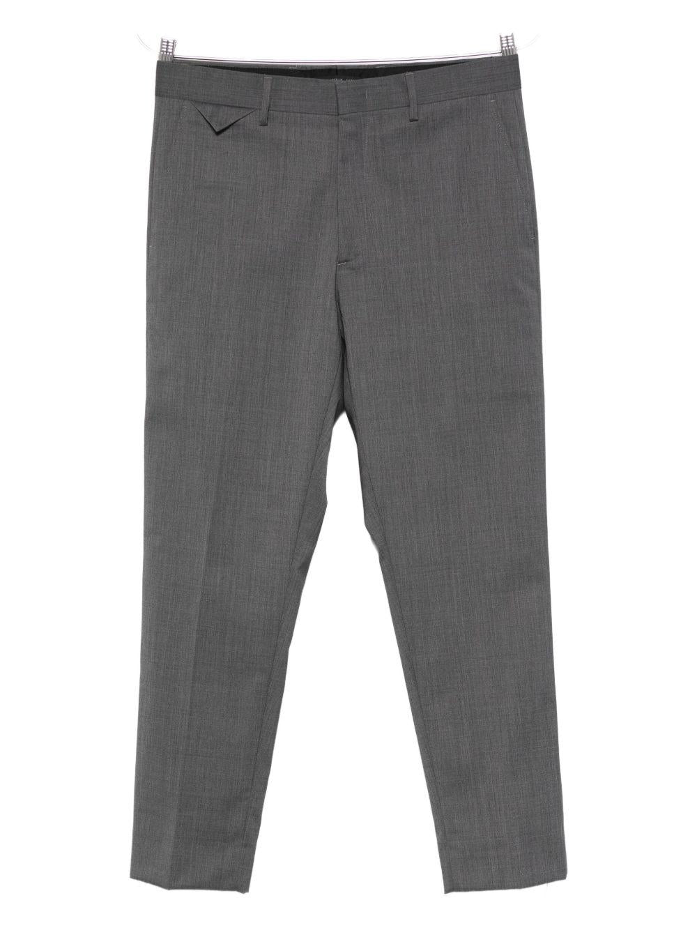 Pantaloni grigi con tasche e chiusura frontale L1PFW25266919 N013 LOW BRAND 