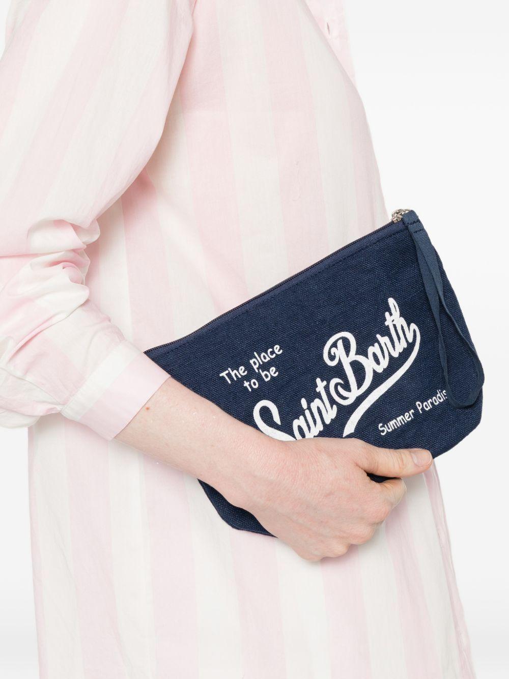 Pochette in tessuto con zip ALI0004 00119L MC2 SAINT BARTH 