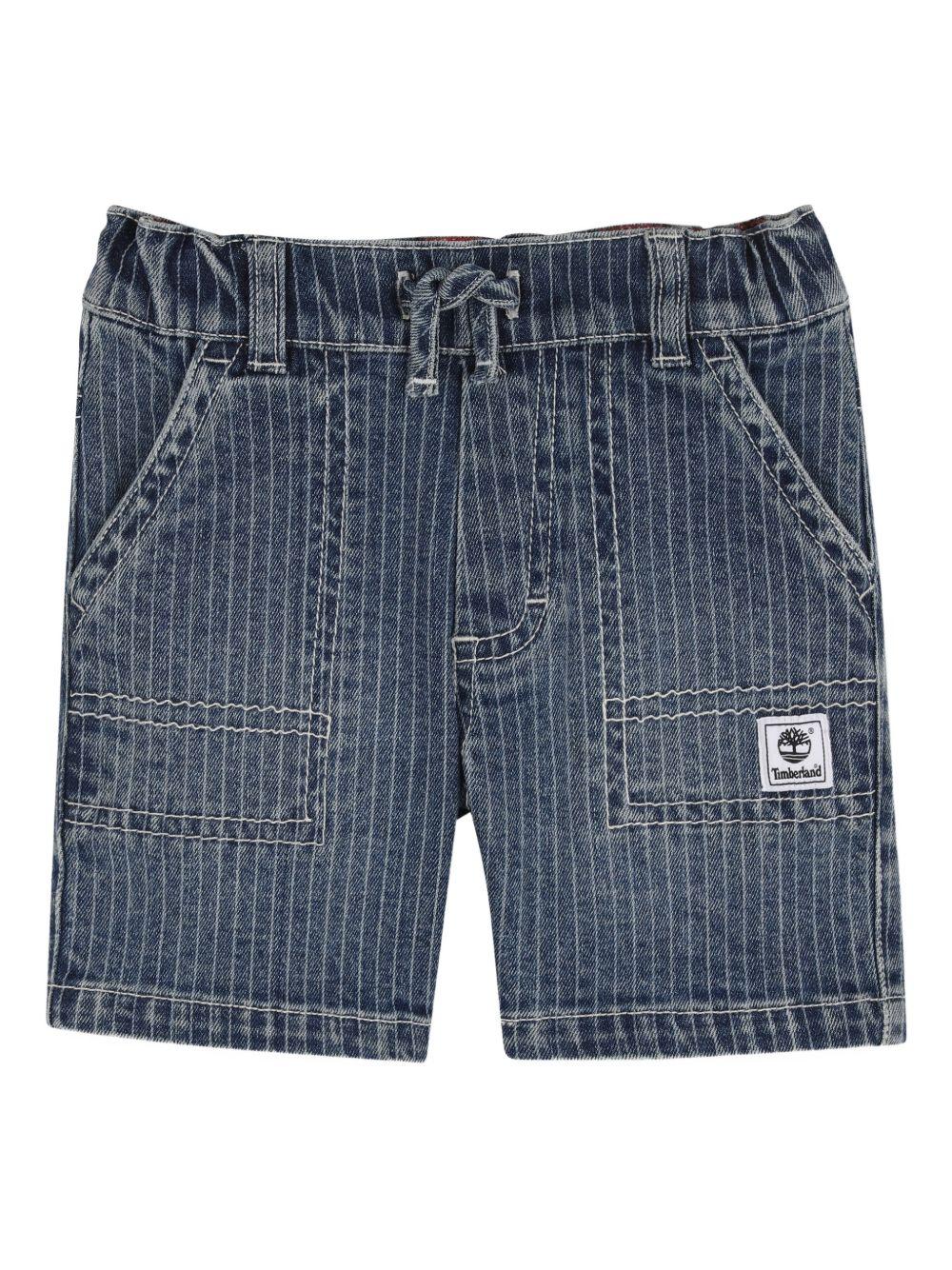 Shorts in denim con coulisse T60878 Z10 TIMBERLAND KIDS 