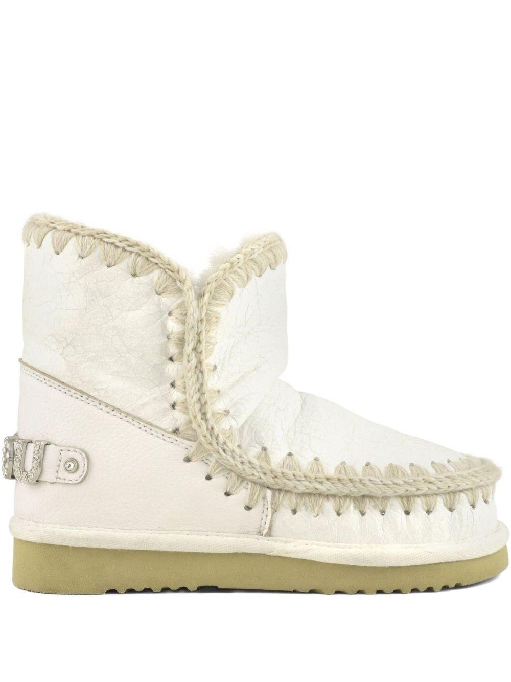Stivaletti alla caviglia Eskimo 18 con logo MUFW101036C WXWHI MOU 