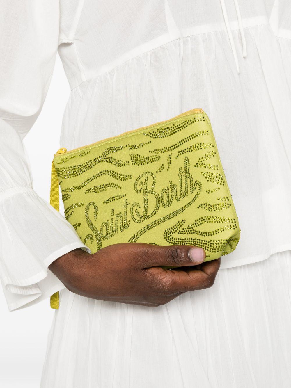 Pochette con strass e zip ALI0032# 00270L MC2 SAINT BARTH KIDS 