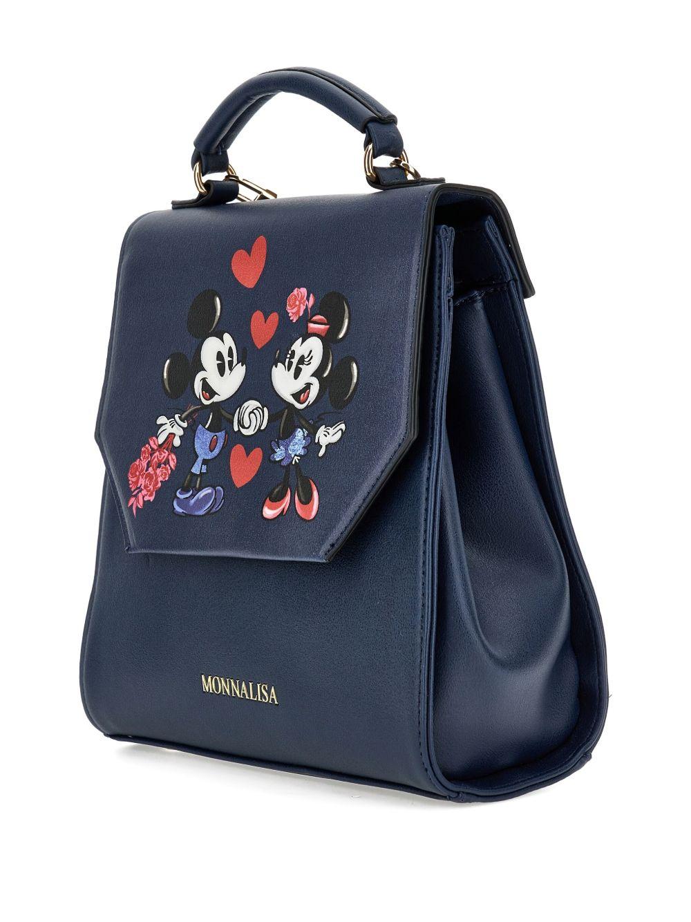Zaino Blu Navy con Stampa Mickey Mouse 19F0016070 0056 MONNALISA KIDS 