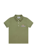 Polo in pique con logo