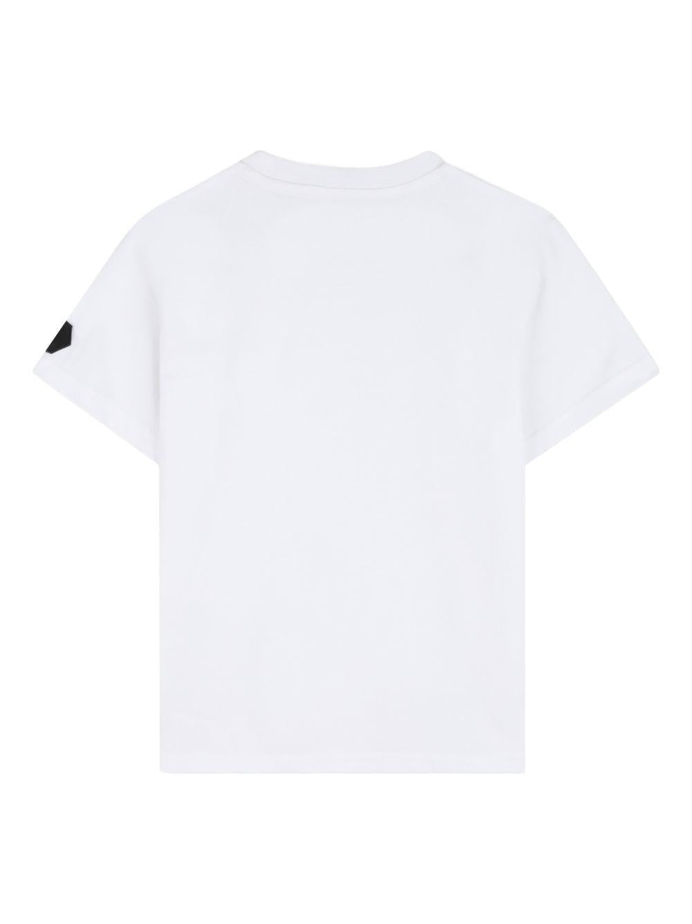 T-shirt in jersey con taschino D62545 10P DKNY KIDS 