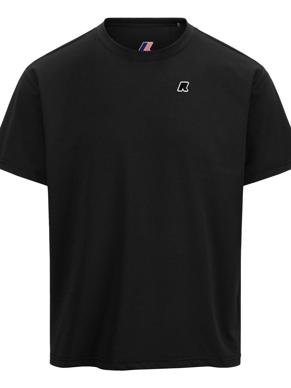 T-shirt graphite nera