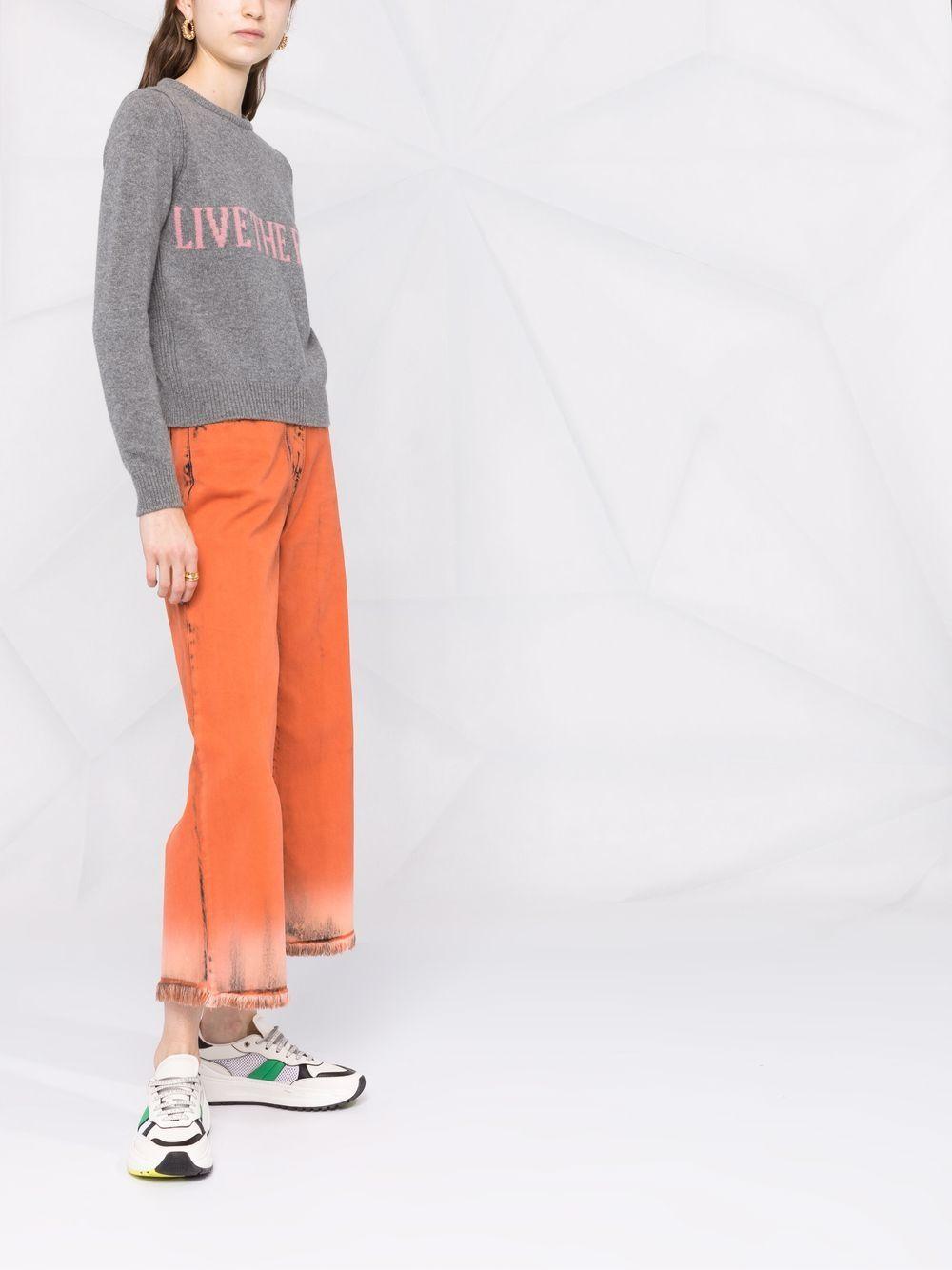 1176 Maglia Rosa G/c Scrt Fucsia Lana J0944 6605 GRIGIO ALBERTA FERRETTI 