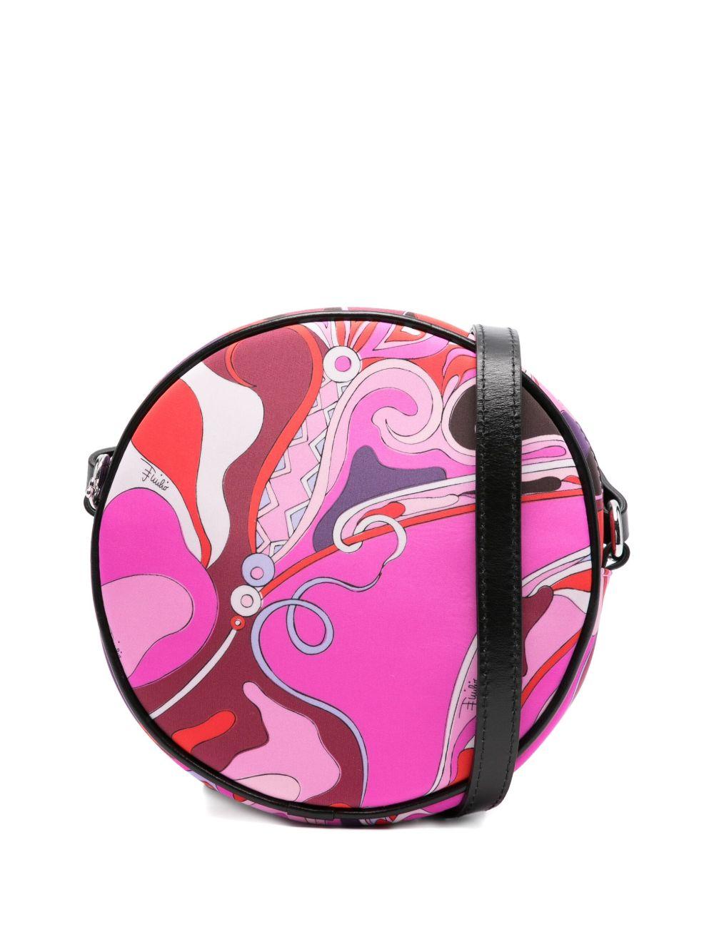 Borsa a Tracolla con Stampa Astratta PX0B38N0373 513RO EMILIO PUCCI KIDS 