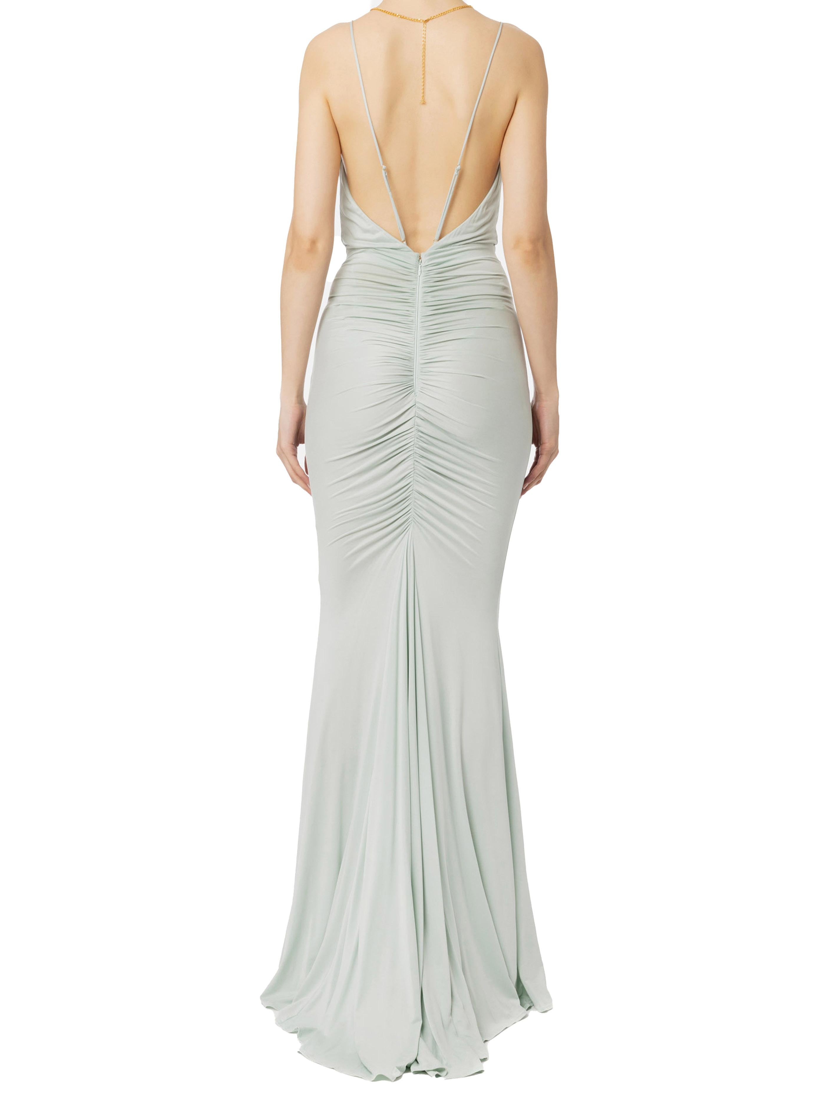 ABITO ACQUA CON ARRICCIATURA AB62842E2 BV9 ELISABETTA FRANCHI 