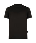 T-shirt basic verde mini etichetta laterale