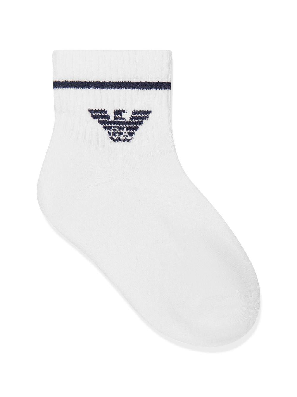 Calzini (2pack) bianco e blu 4065003F651 01736 EMPORIO ARMANI KIDS 