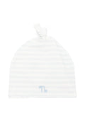Cappello a righe in cotone con nodo