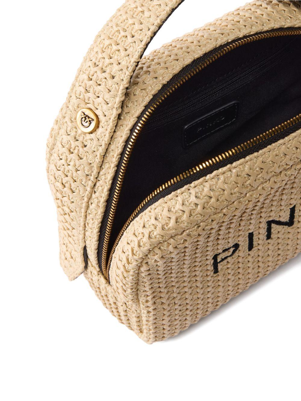 Borsa mini intrecciata con manico 106717A39Y HZ3Q PINKO 