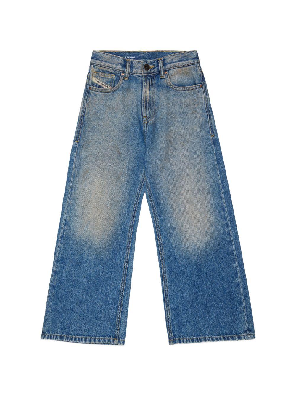 Jeans a gamba larga vita alta J02322KXBS0 K01 DIESEL KIDS 