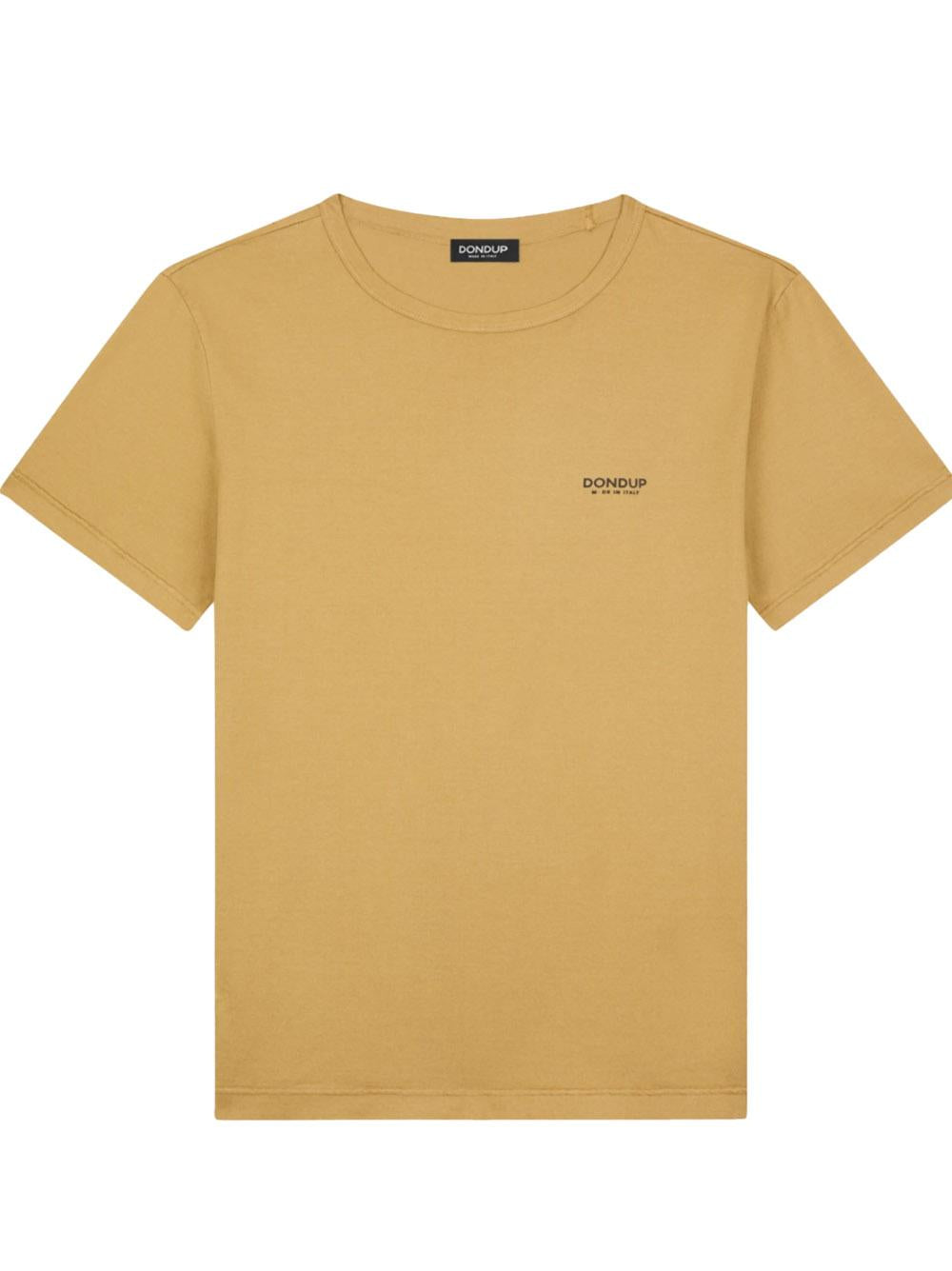 T-shirt basic biscotto mini logo petto US198JF0336UDU6DU 397 DONDUP 