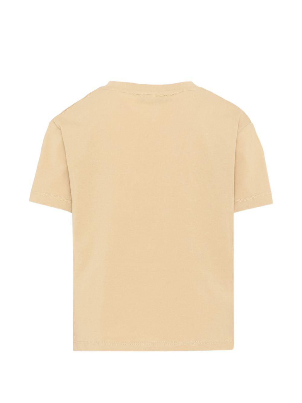 T-shirt con logo bianco S6MSJUTH001 092 MSGM KIDS 