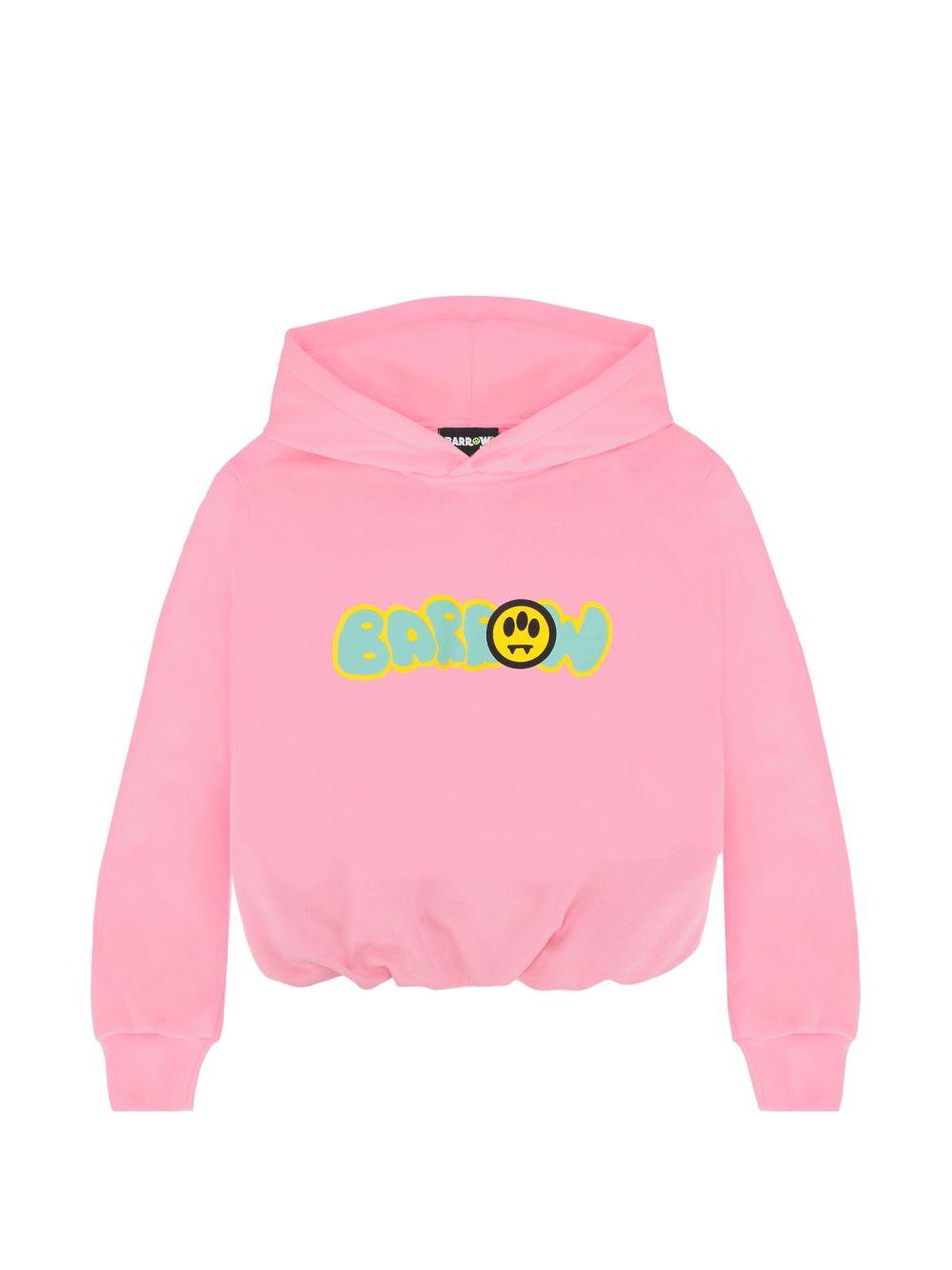 Felpa con cappuccio con logo S6BKJGHS126 BW311 BARROW KIDS 