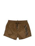 Boxer da bagno in poliestere con coulisse
