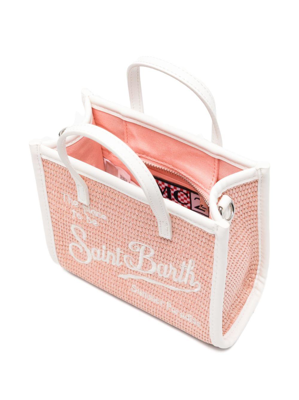 Borsa tote mini in paglia con tracolla VIVM001 00373L MC2 SAINT BARTH 