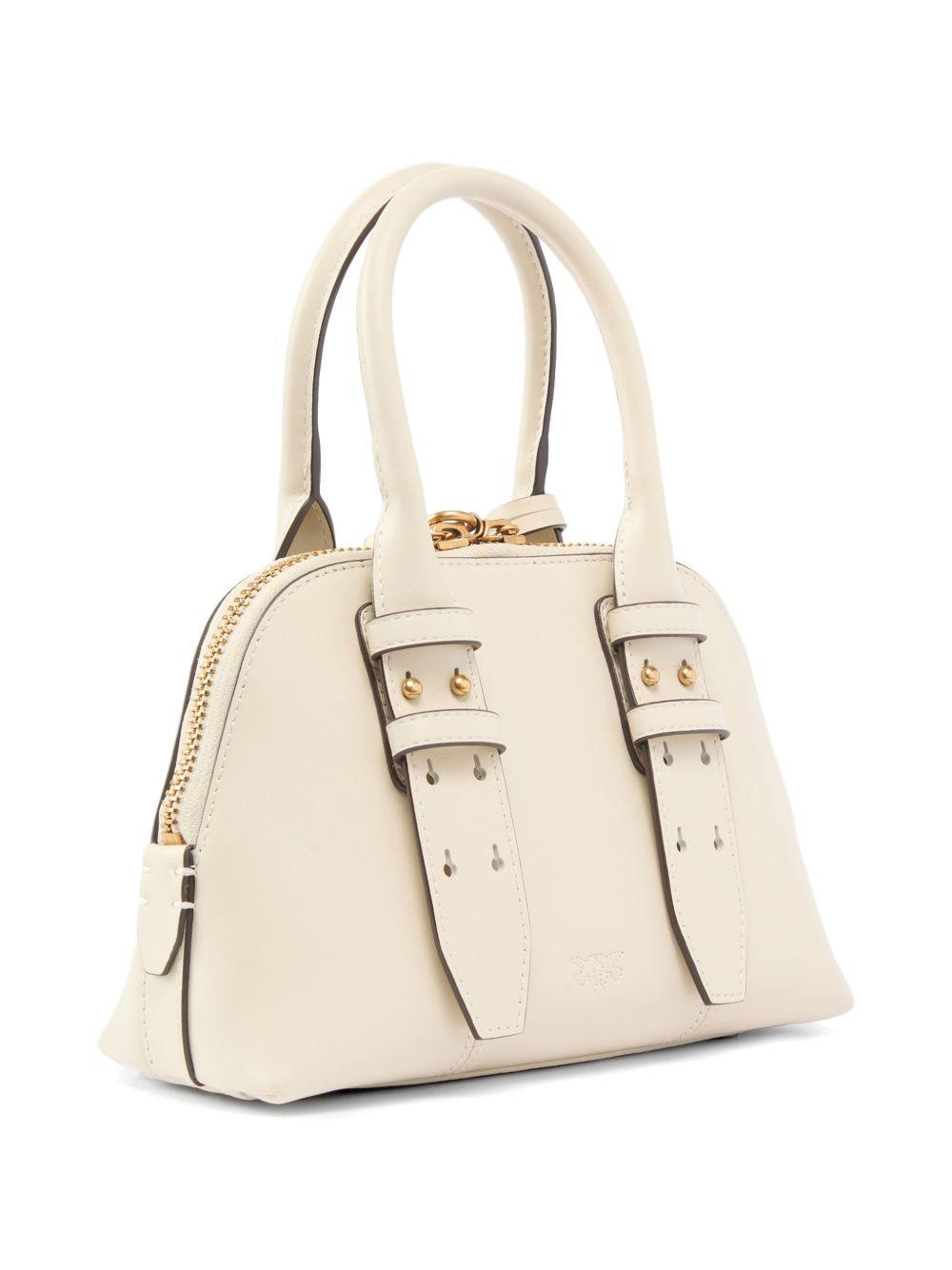 Borsa a mano in pelle con lucchetto 105333A0QO Z14Q PINKO 
