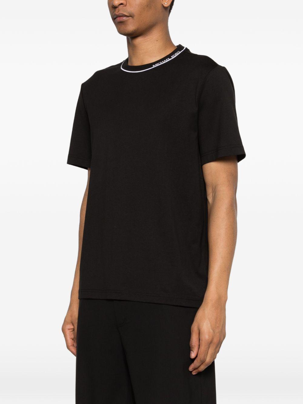 T-shirt girocollo con bordino a contrasto CS652SN19P 001 MICHAEL KORS 