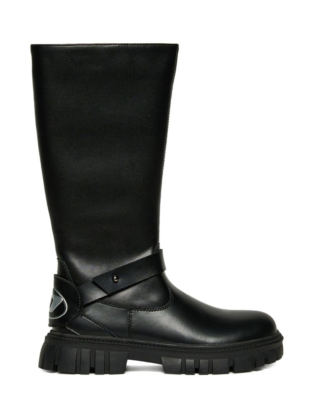 Stivali D-Hammer con Zip Laterale e Suola Antiscivolo BC1047P1040 T8013 DIESEL KIDS 