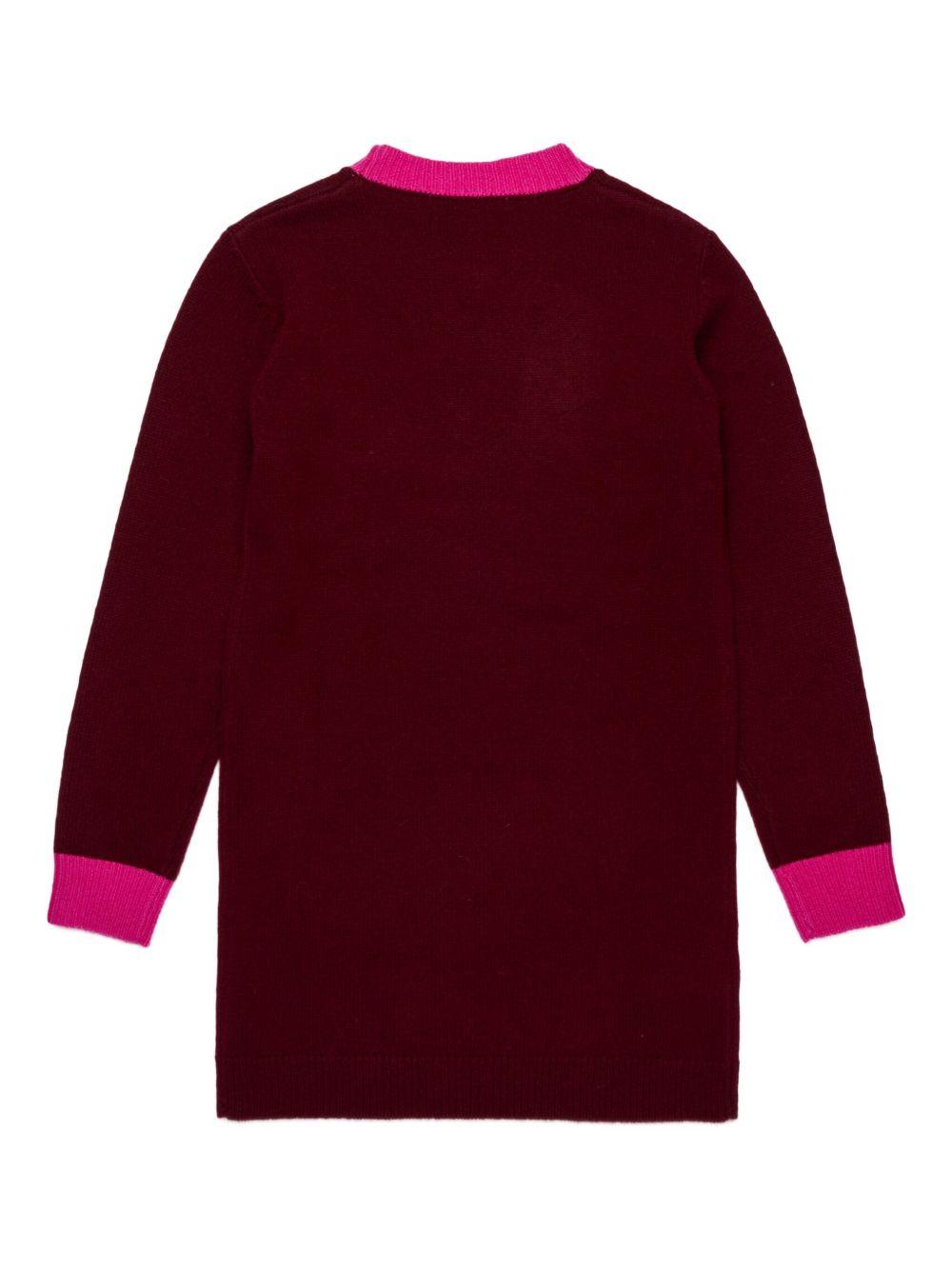 Abito con logo a intarsio M01619M00ML 0M434 MARNI KIDS 