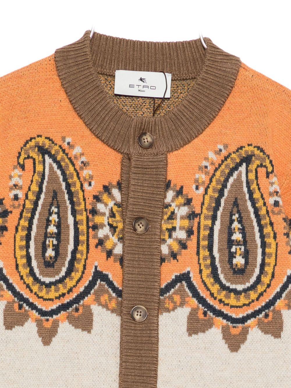 Cardigan con Stampa Paisley GX9Q00W0033 872MC ETRO KIDS 