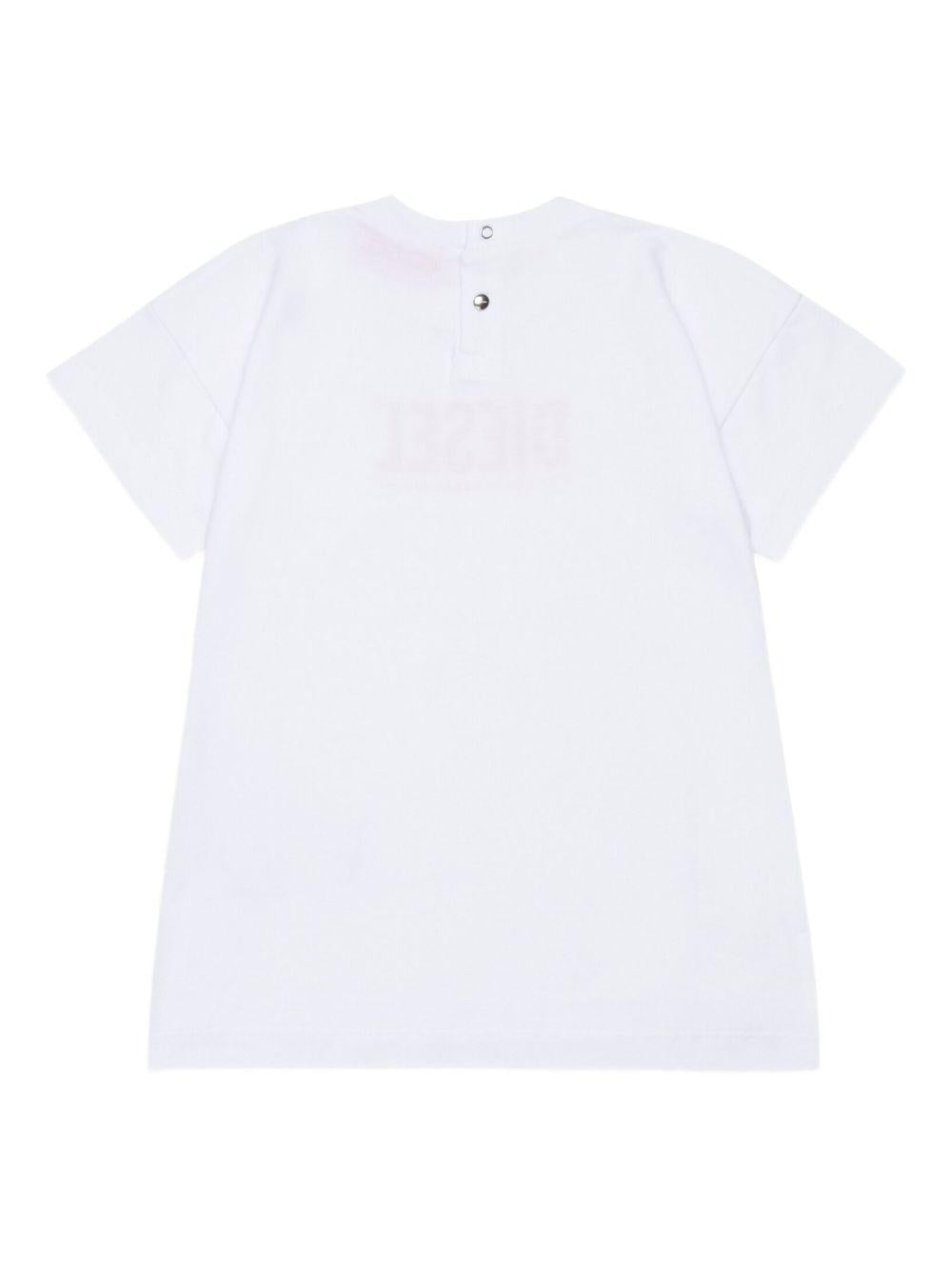 Abito con logo a maniche corte K0079200YI9 K100 DIESEL KIDS 