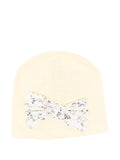 Cappellino in cotone con fiocco