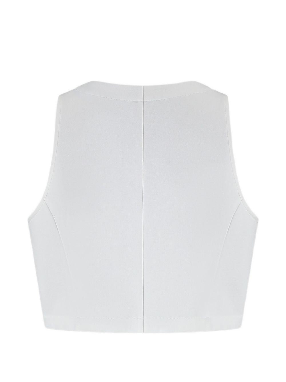 Gilet con bottoni dorati BY5A02J0371 100 BALMAIN KIDS 